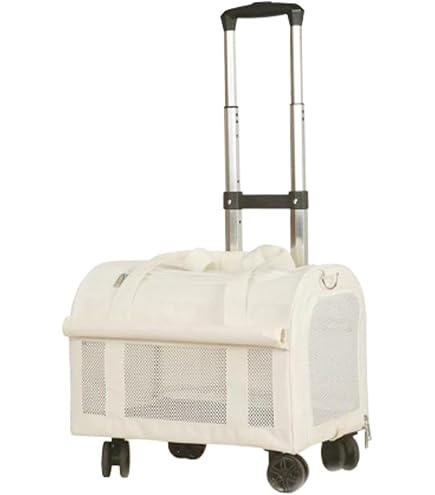 ペットとお出かけ ペット用キャリーケース ２輪 Amazon.co.jp: 猫 キャリーバッグ ペットバッグ 大きめ 軽量 2匹用 大